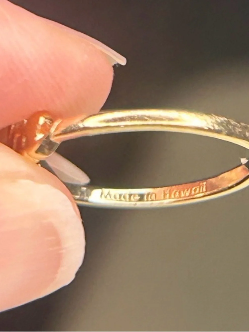 Maui Divers beautiful 14k gold  'aloha' ring!